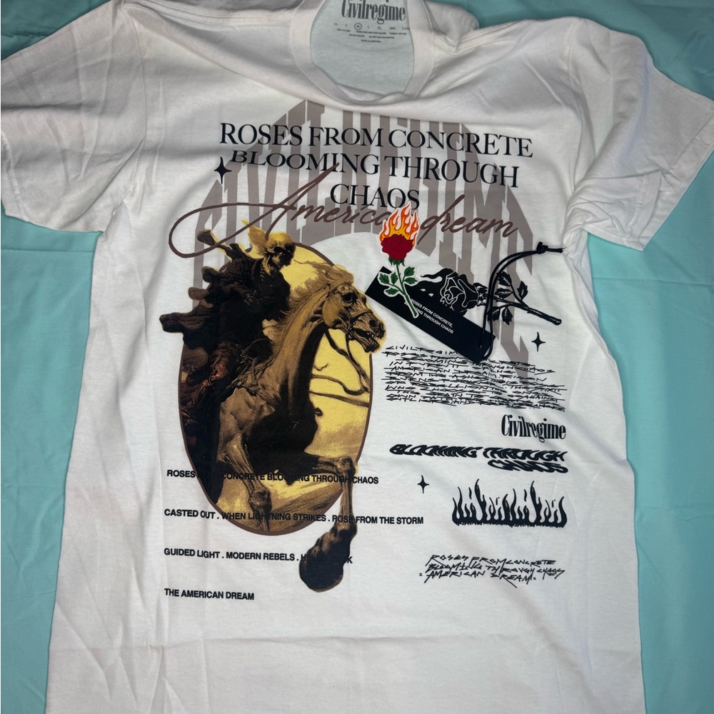 Civil Regime “An American Story” Tee. Brand New.